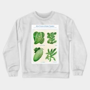 Garden Vegetable watercolor illustration (1915) Crewneck Sweatshirt